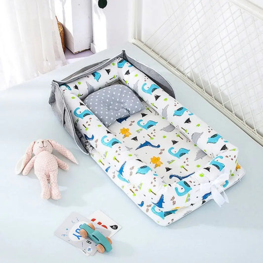 Portable Foldable Baby Bed in Cotton Material