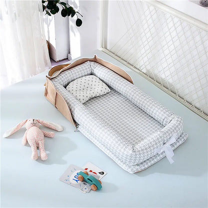 Portable Foldable Baby Bed in Cotton Material