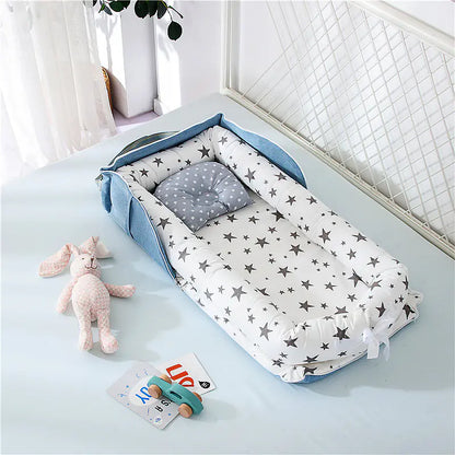 Portable Foldable Baby Bed in Cotton Material
