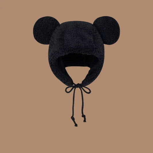 Velvet Lambswool Hat for Warmth